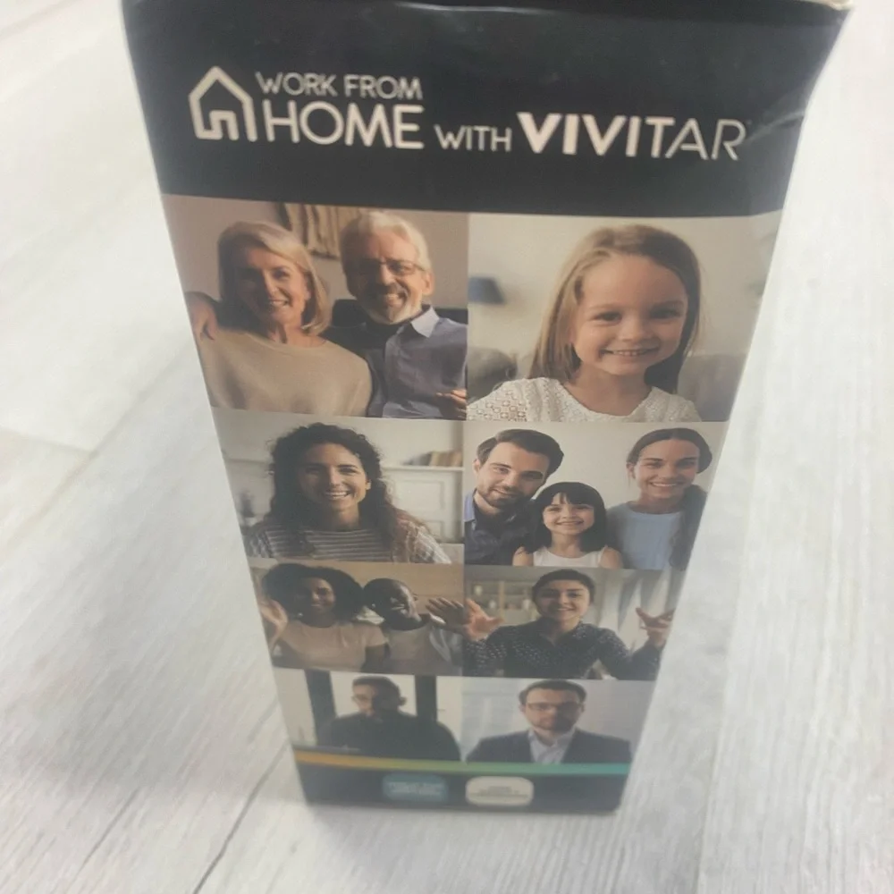 Vivitar Black Clip-On Digital Webcam